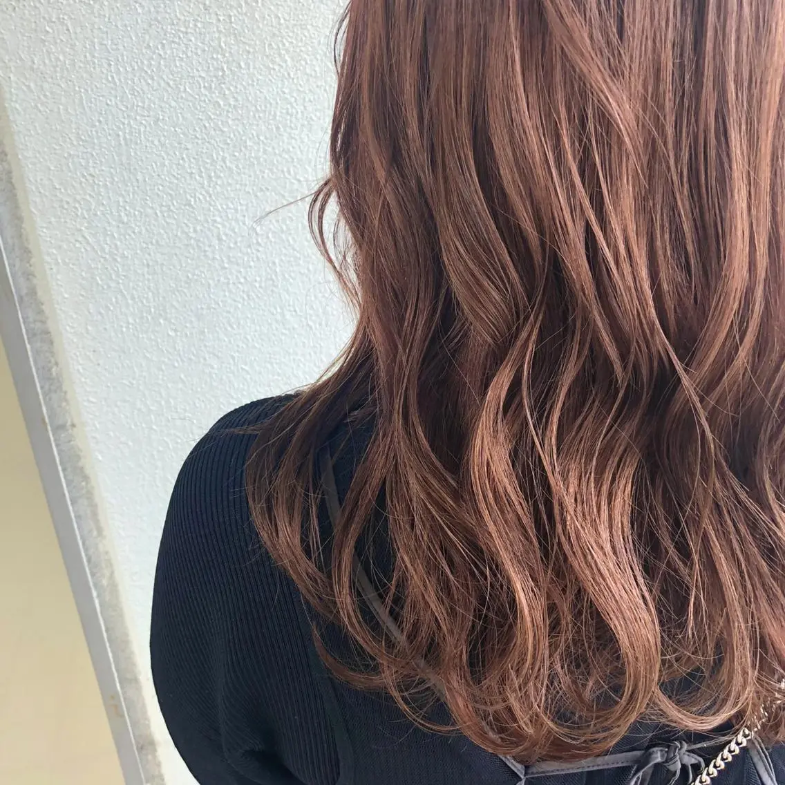 セミロング カラー ブラウンカラー オレンジ オレンジブラウン ヘアカラー beauty: beast 大名店のヘアスタイル
