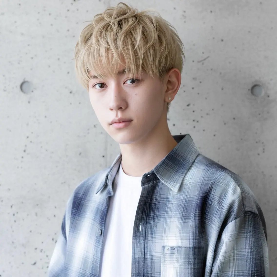 ショート カラー メンズ ハッシュカット 田窪珠妃のヘアスタイル