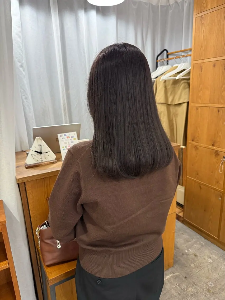 ミディアム ラベンダーベージュ ヘアカラー カットモデル募集‼️ kotono🪿のヘアスタイル