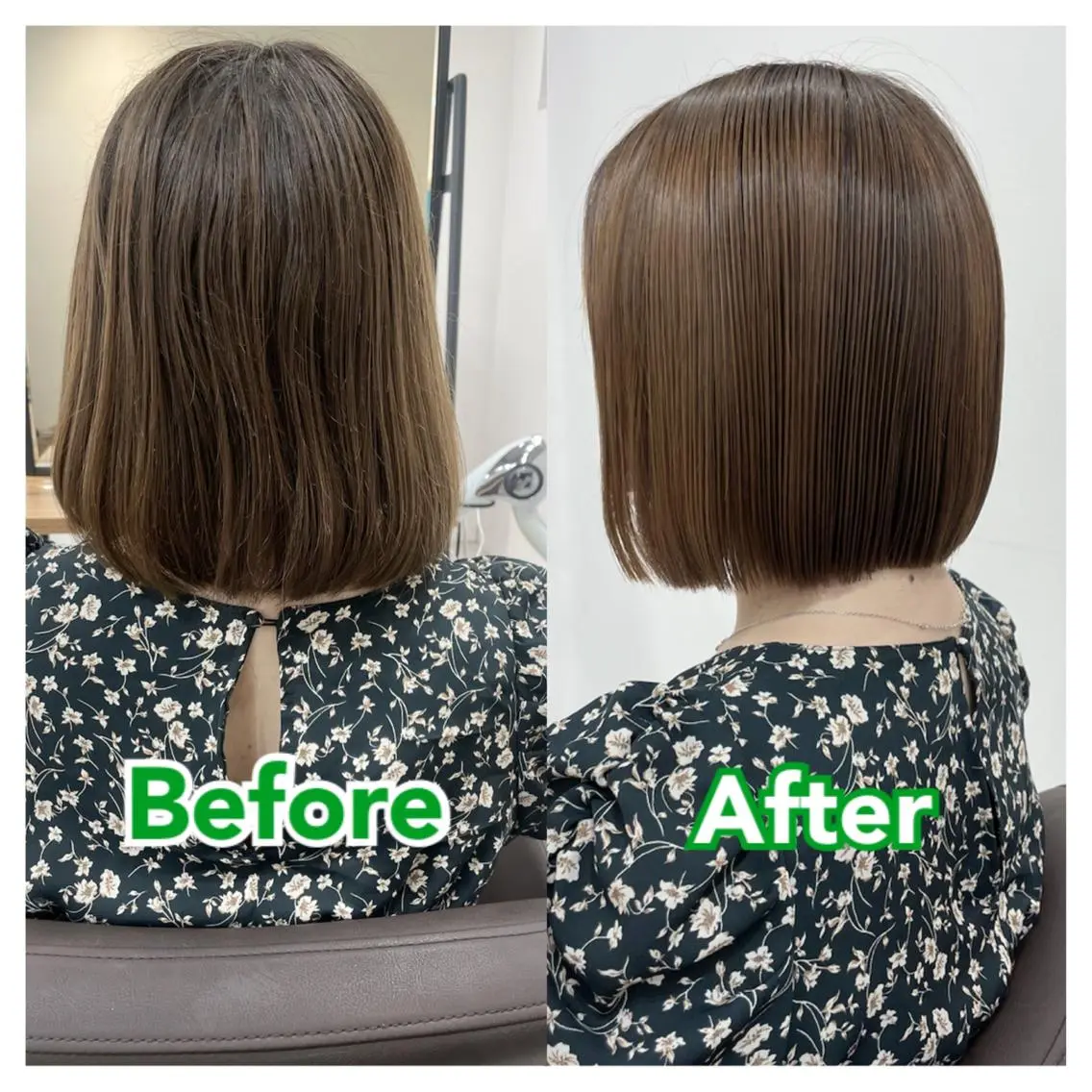 ショート カット 縮毛矯正 トリートメント 村山 茉衣のヘアスタイル