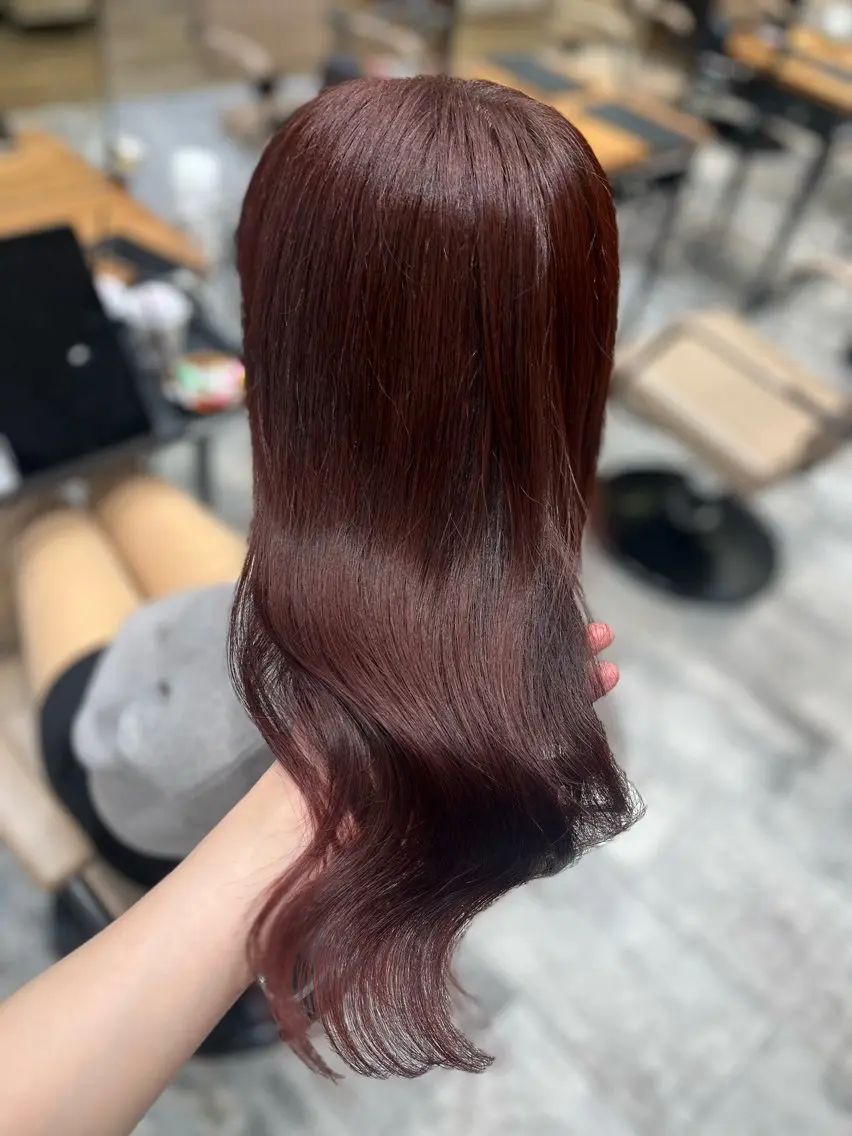カラー ブリーチ ブリーチなしカラー ピンクカラー ヘアカラー トリートメント アレンジ/艶カラー 銀座🌼さきえのヘアスタイル