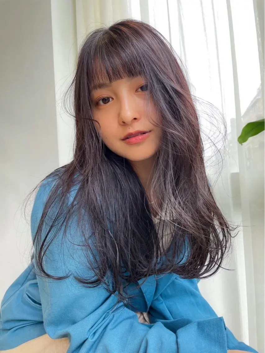 カラー ness 一花のヘアスタイル