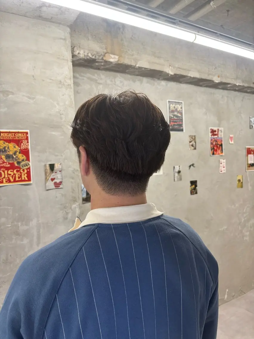 ショート パーマ メンズ カット パーマ トリートメント door white hideのヘアスタイル