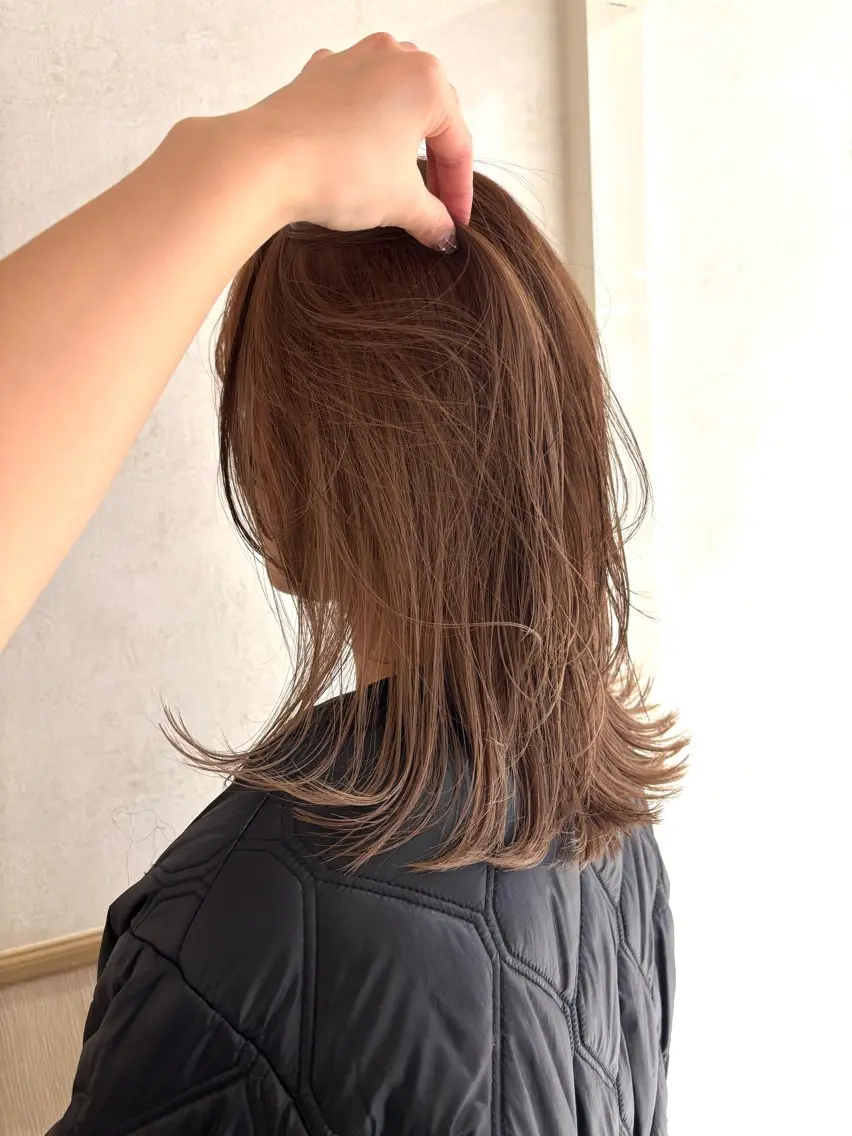 セミロング カラー ヘアカラー izumi/ ボブ/パーマのヘアスタイル
