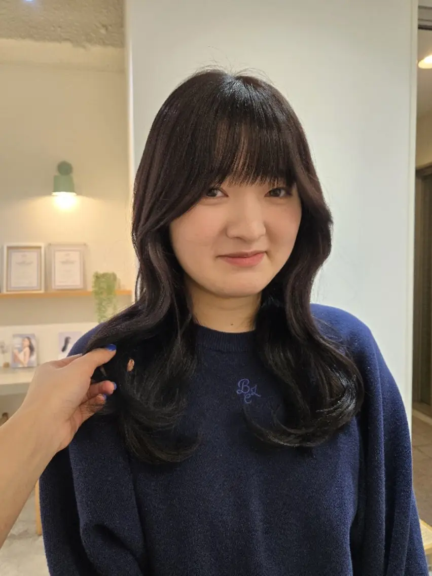 ロング ヘアカラー トリートメント 柏Wcolor/UC HIBORINAMIのヘアスタイル