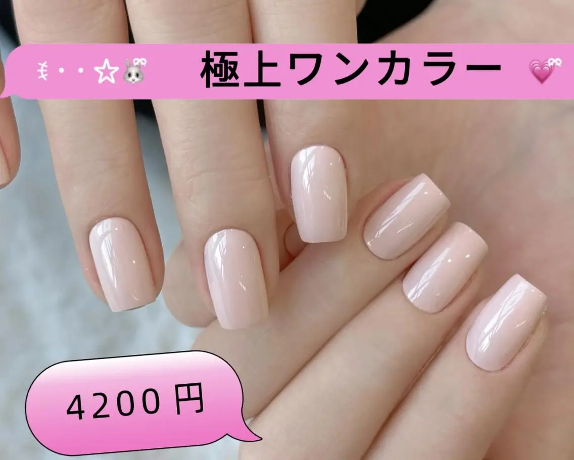 💕極上ワンカラー／ラメグラ(2色まで)【大塚駅】の写真