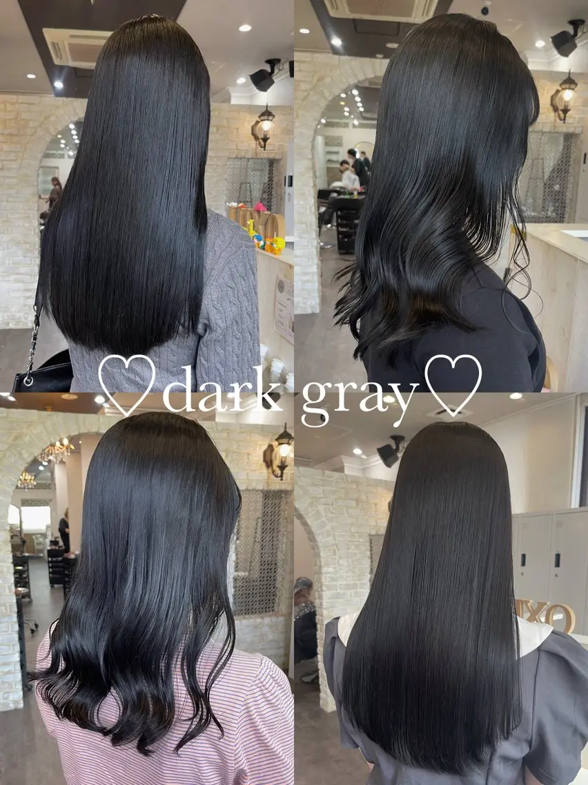 人気NO.2✨ご新規様限定✨黒染めを使わない暗髪カラー➕うるツヤトリートメント【¥6330】の写真
