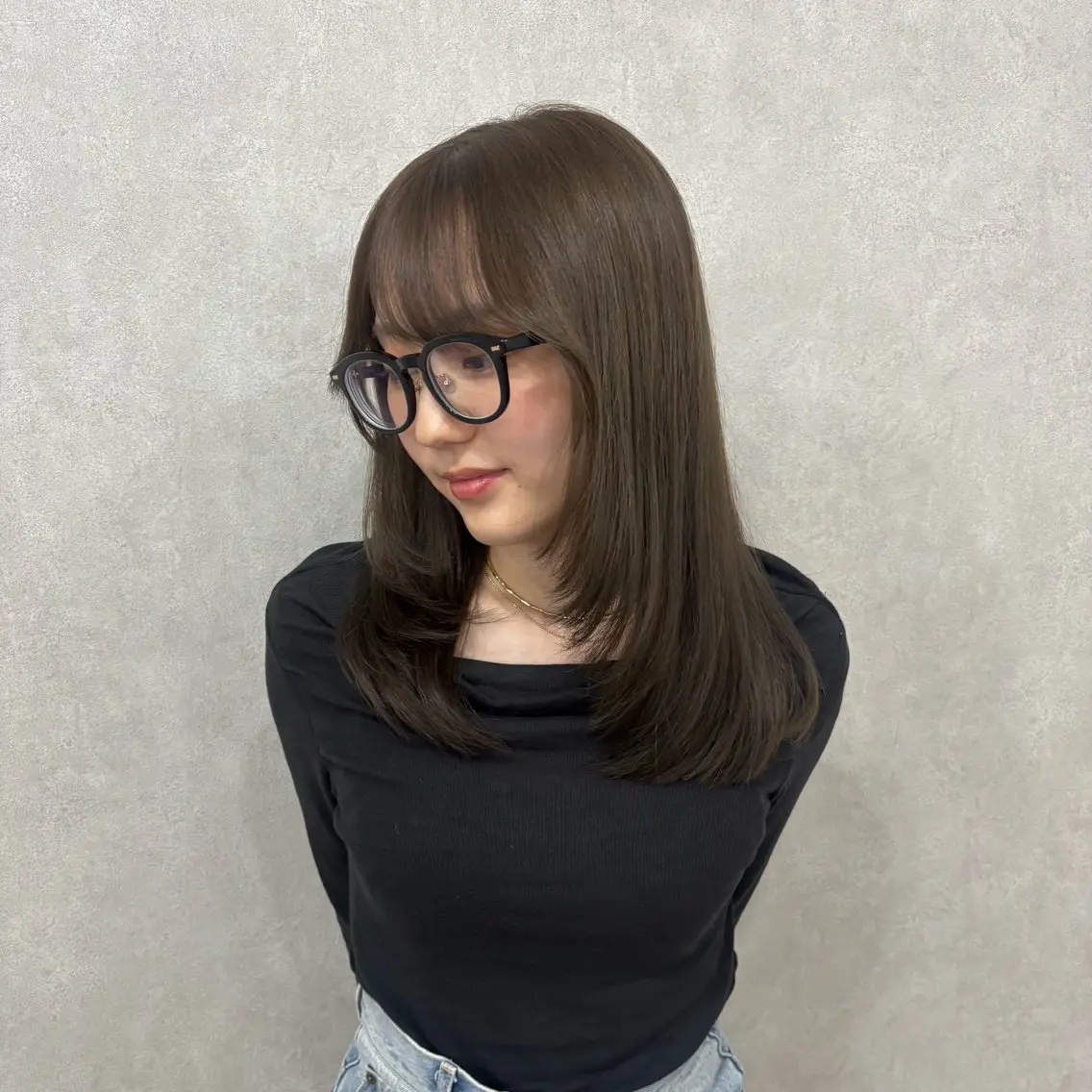 【モデル様限定】似合わせカット+髪質改善カラー+高保湿トリートメント🫧の写真