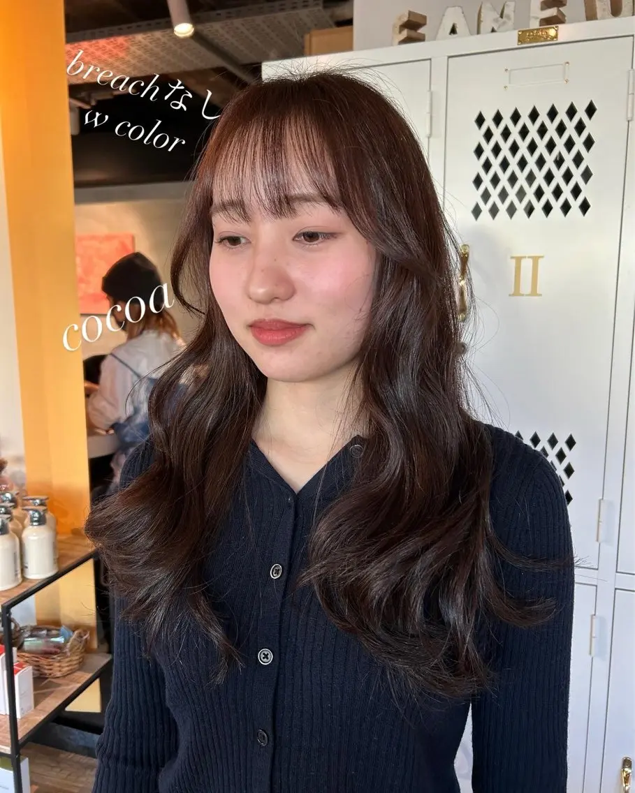 ロング カット ヘアカラー shiho/レイヤー /透明感カラーのヘアスタイル