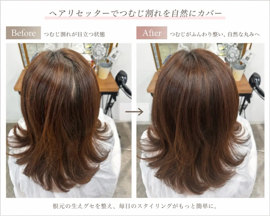 ミディアム カット NOYヨシモト ヒロトのヘアスタイル
