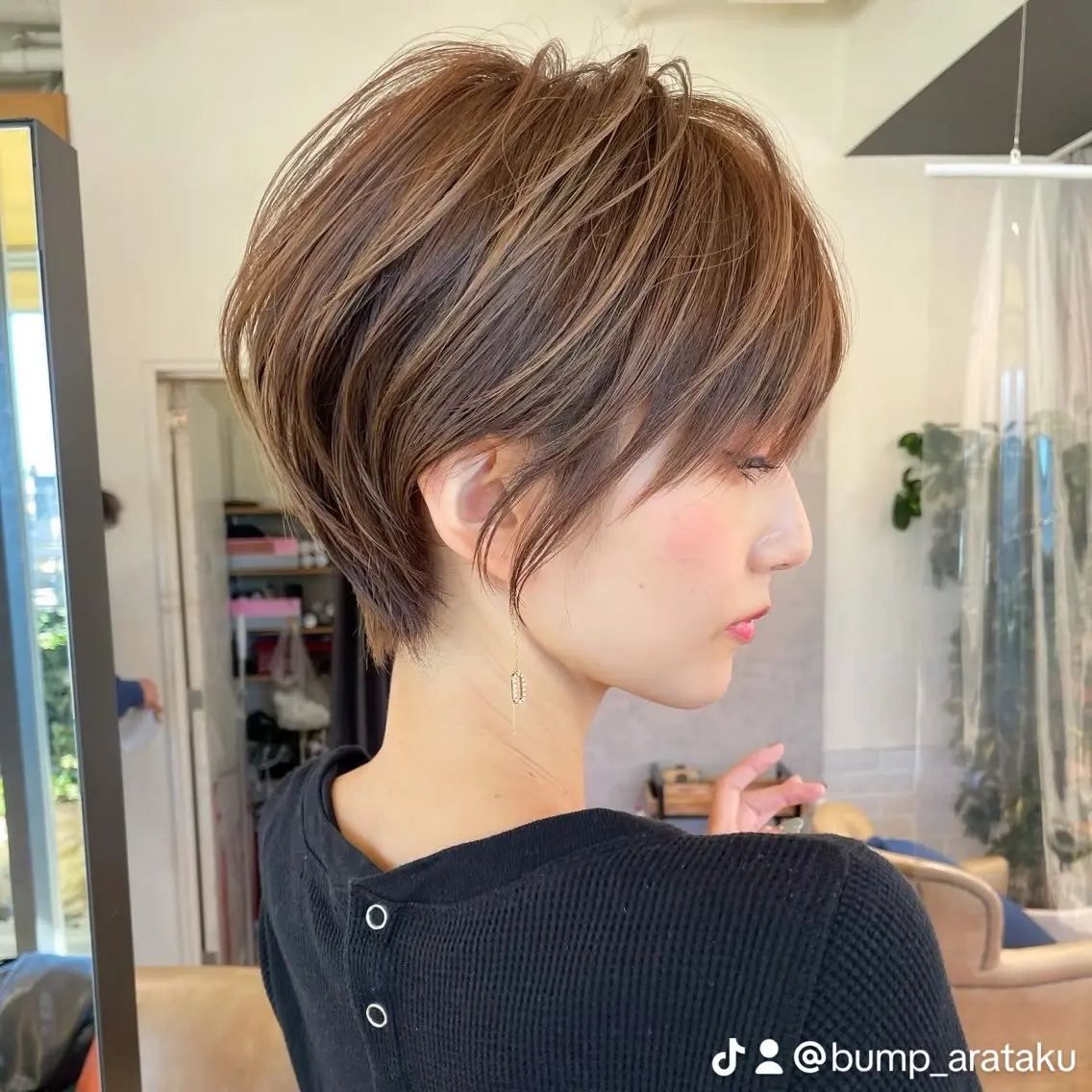 ショート 透明感カラー🌿‬ 似合わせ特化/‬荒砂のヘアスタイル