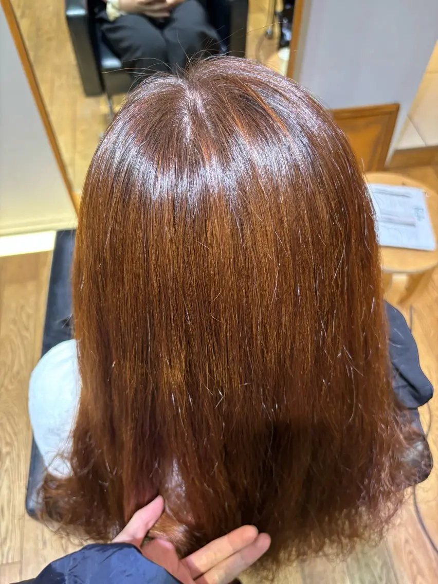 カラー 【透明感カラー🪞】 高田愛斗のヘアスタイル