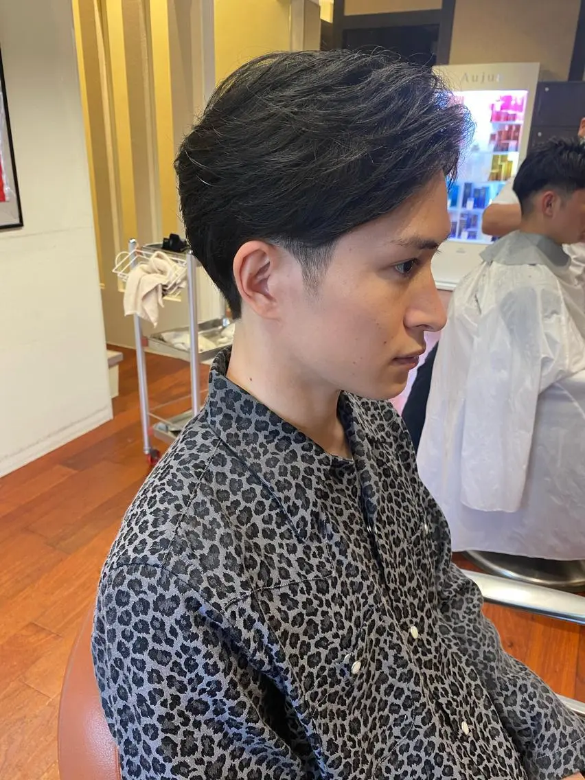 💇🏻メンズ限定　ニュアンスパーマ＋カット＋艶トリートメントの写真