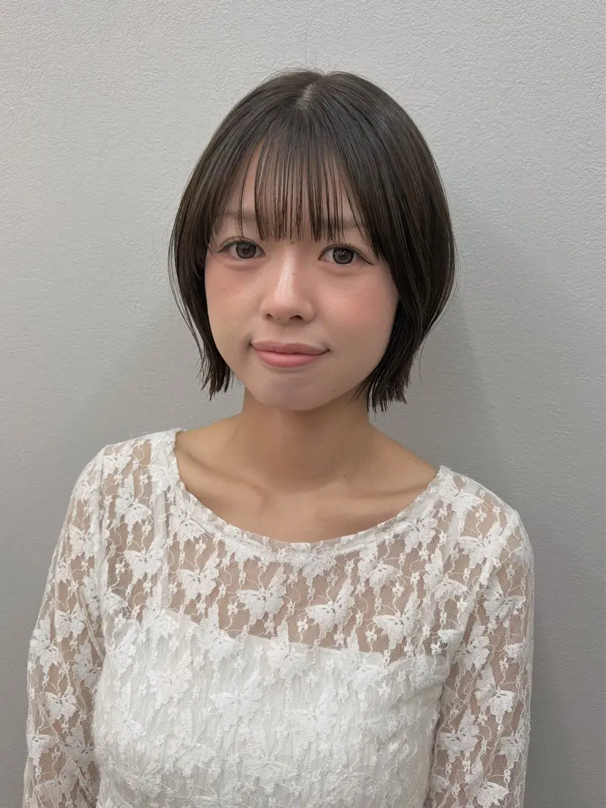 ショート 似合わせショート🌿 ボブ🫧 乾辺真悠子のヘアスタイル