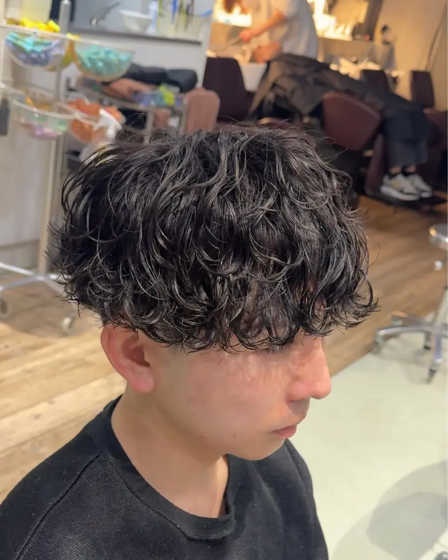パーマ メンズ fifth原宿/ 今村圭一のヘアスタイル