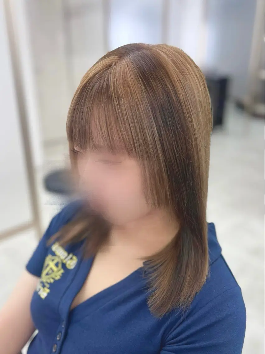 ミディアム ‎🤍透明感カラー︎ ‎🤍YUURI🤍のヘアスタイル