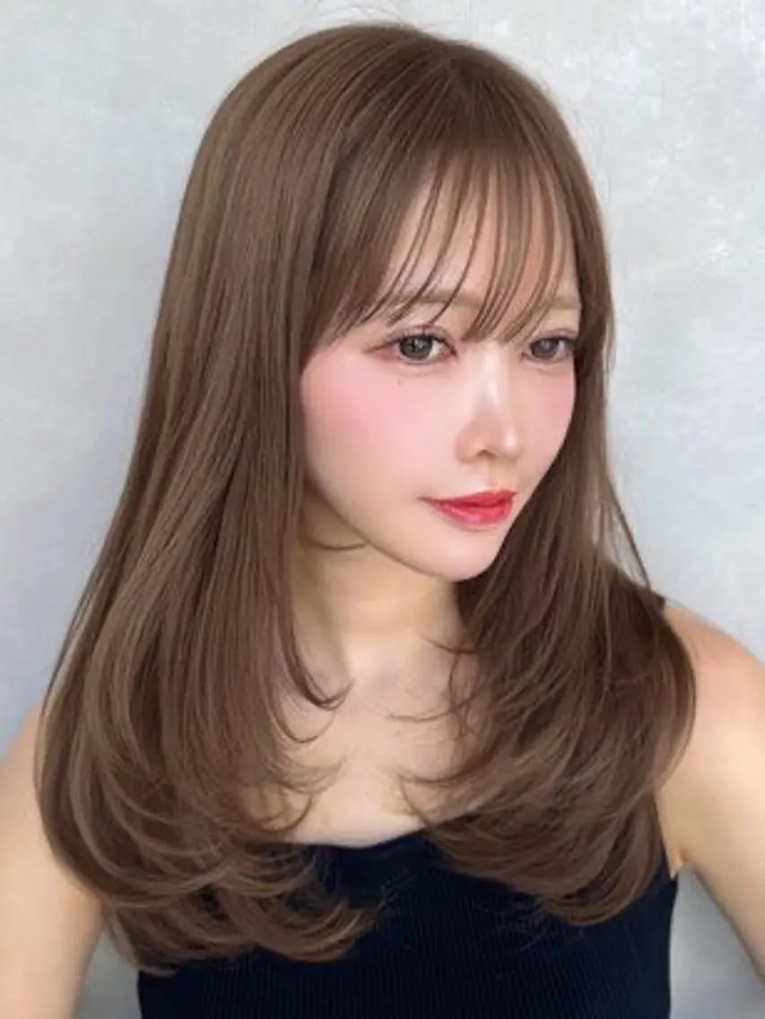 [❤︎minimo限定価格❤︎]🌈驚きの可愛さ💫✨カット+ ブリーチ無しダブルカラー +4Stepトリートメントの写真
