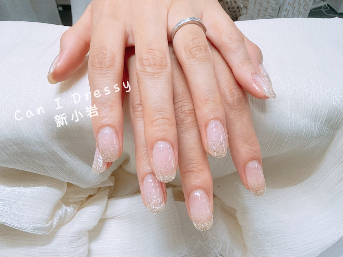 ネイル グラデーション ラメ(グリッター) ラメグラデーション キャンアイドレッシー 新小岩のネイルデザイン