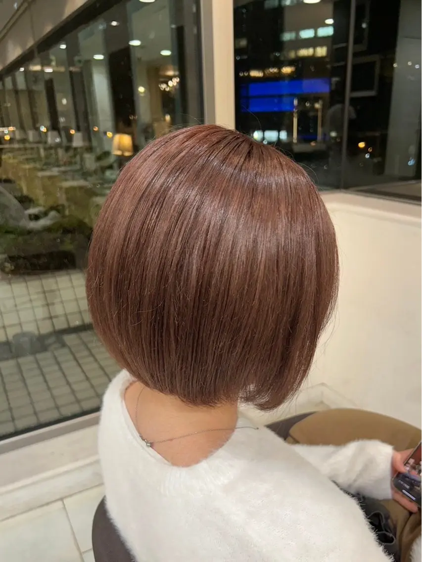 ミディアム カット 透明感カラー／ 艶髪／たなべだいのヘアスタイル