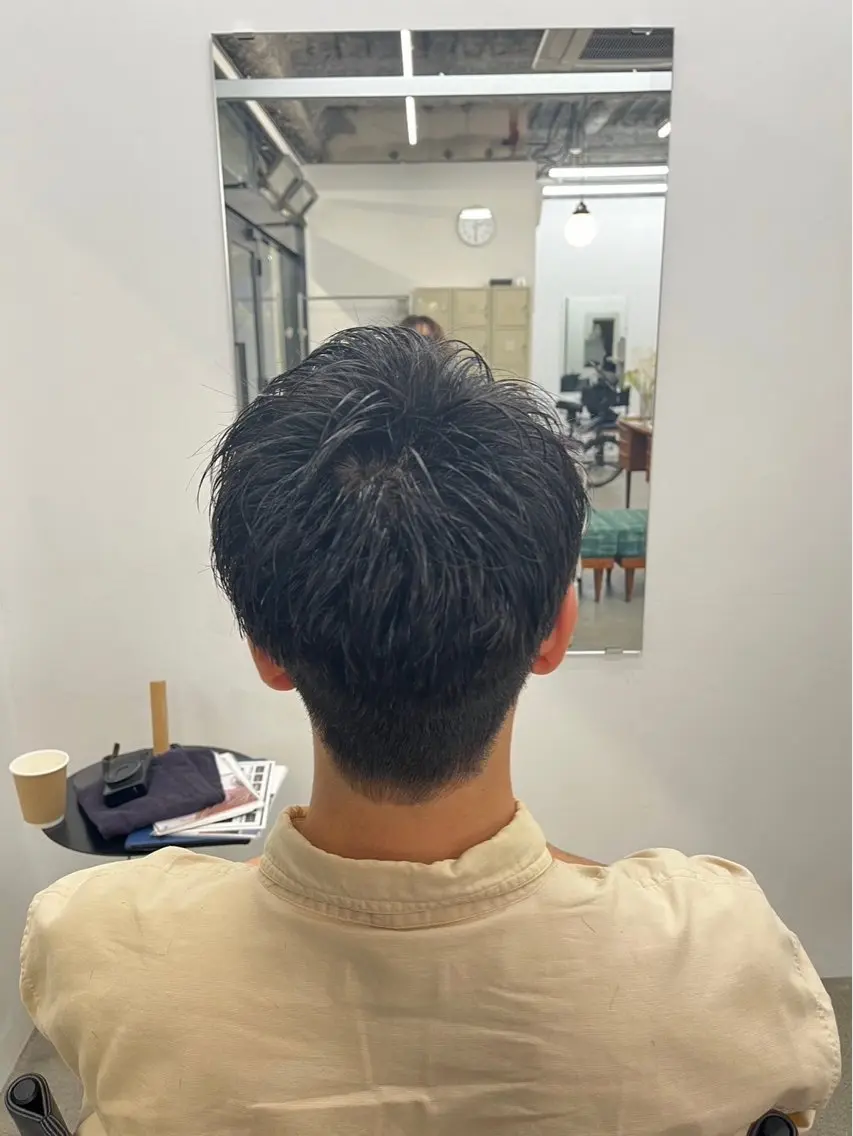 ショート パーマ カット 【お洒落パーマ】 Elme　肥塚康汰郎のヘアスタイル