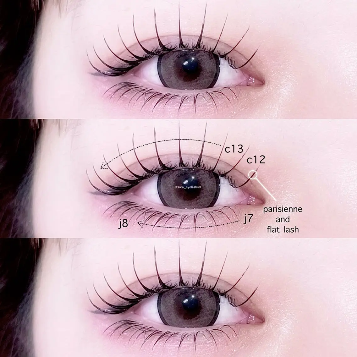 マツエク・マツパ eyelist SARA🎀のマツエク・マツパデザイン