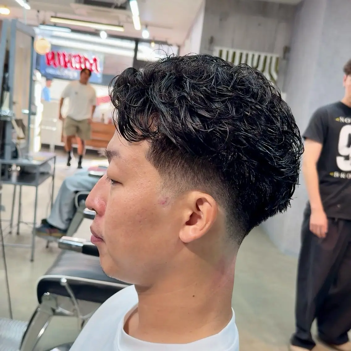 ショート パーマ ヘアアレンジ メンズ MENIN メンズ サロン 望月 涼太のヘアスタイル
