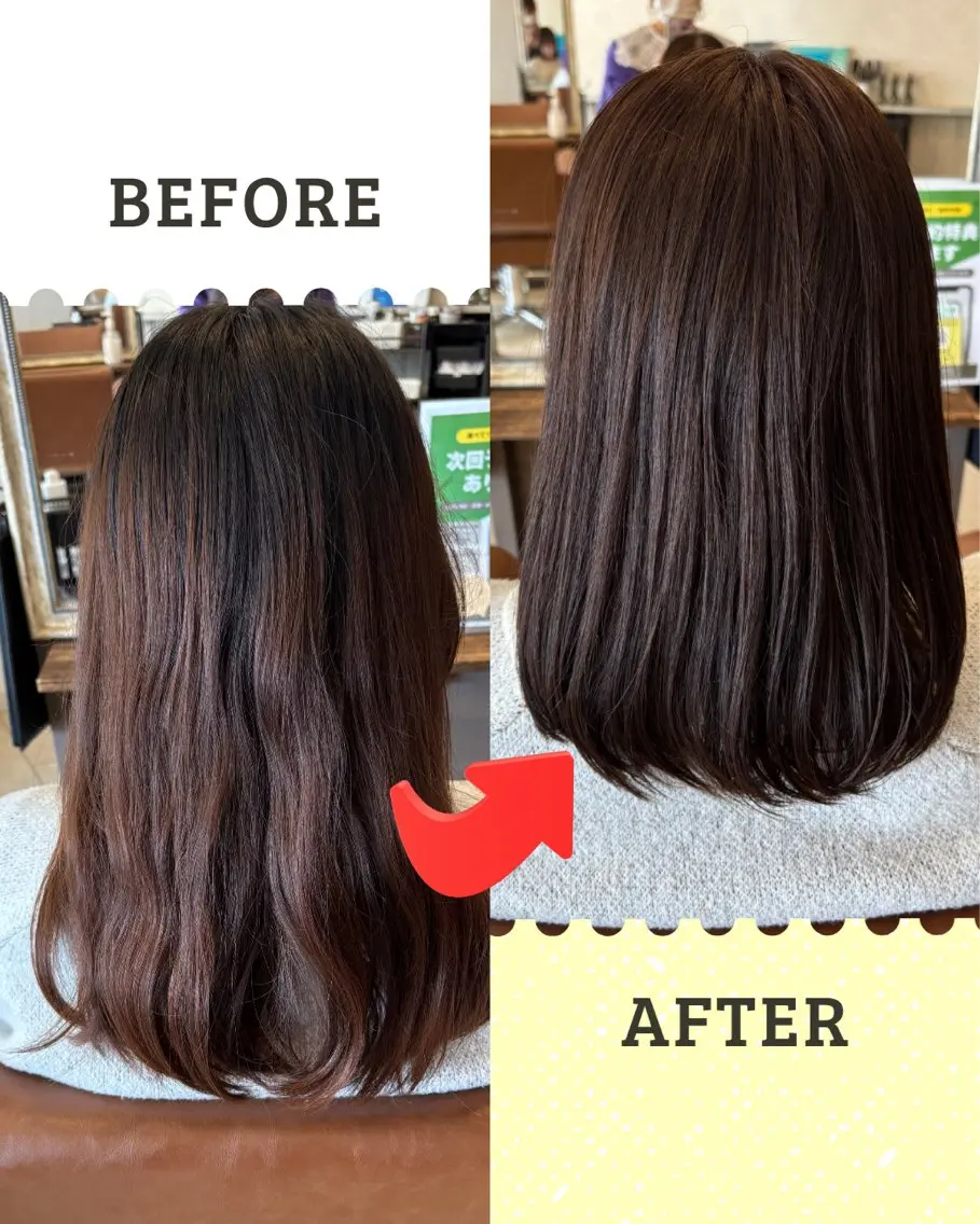 カラー ブラウンカラー ヘアカラー 沖本 あやののヘアスタイル