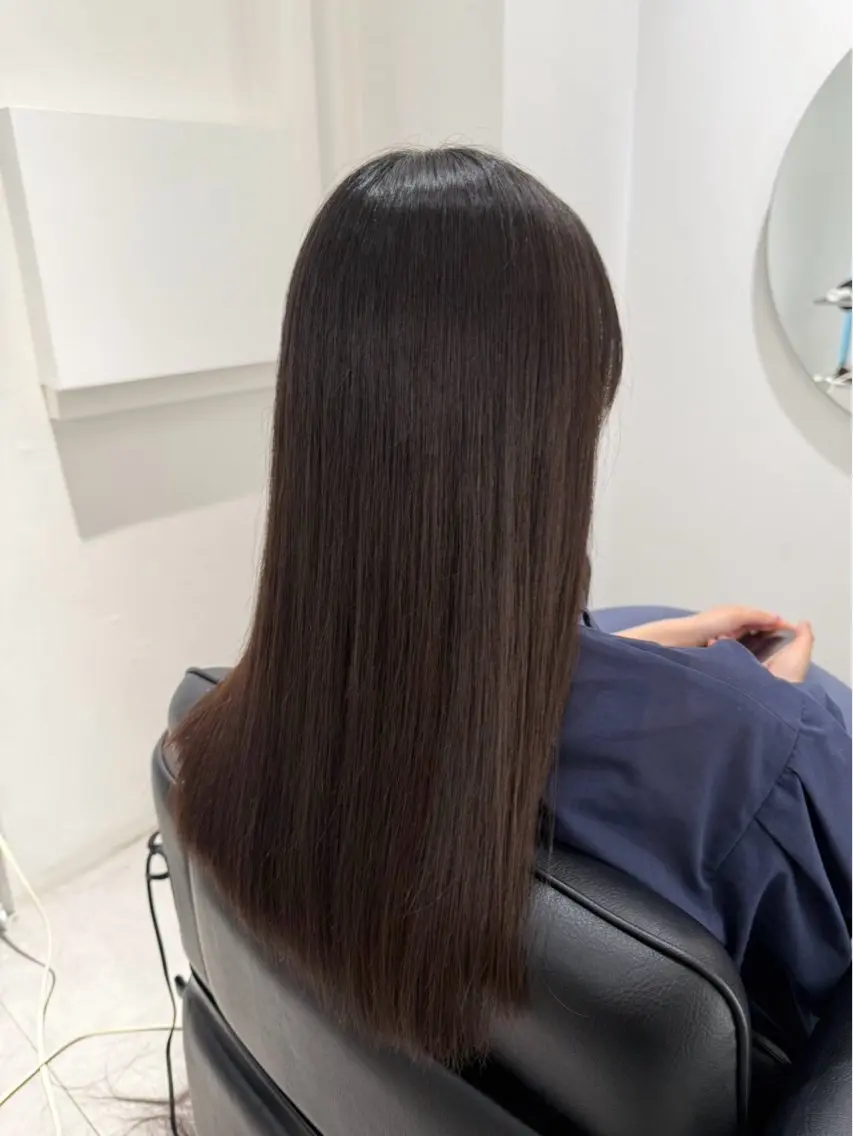 ロング 松本 來実のヘアスタイル