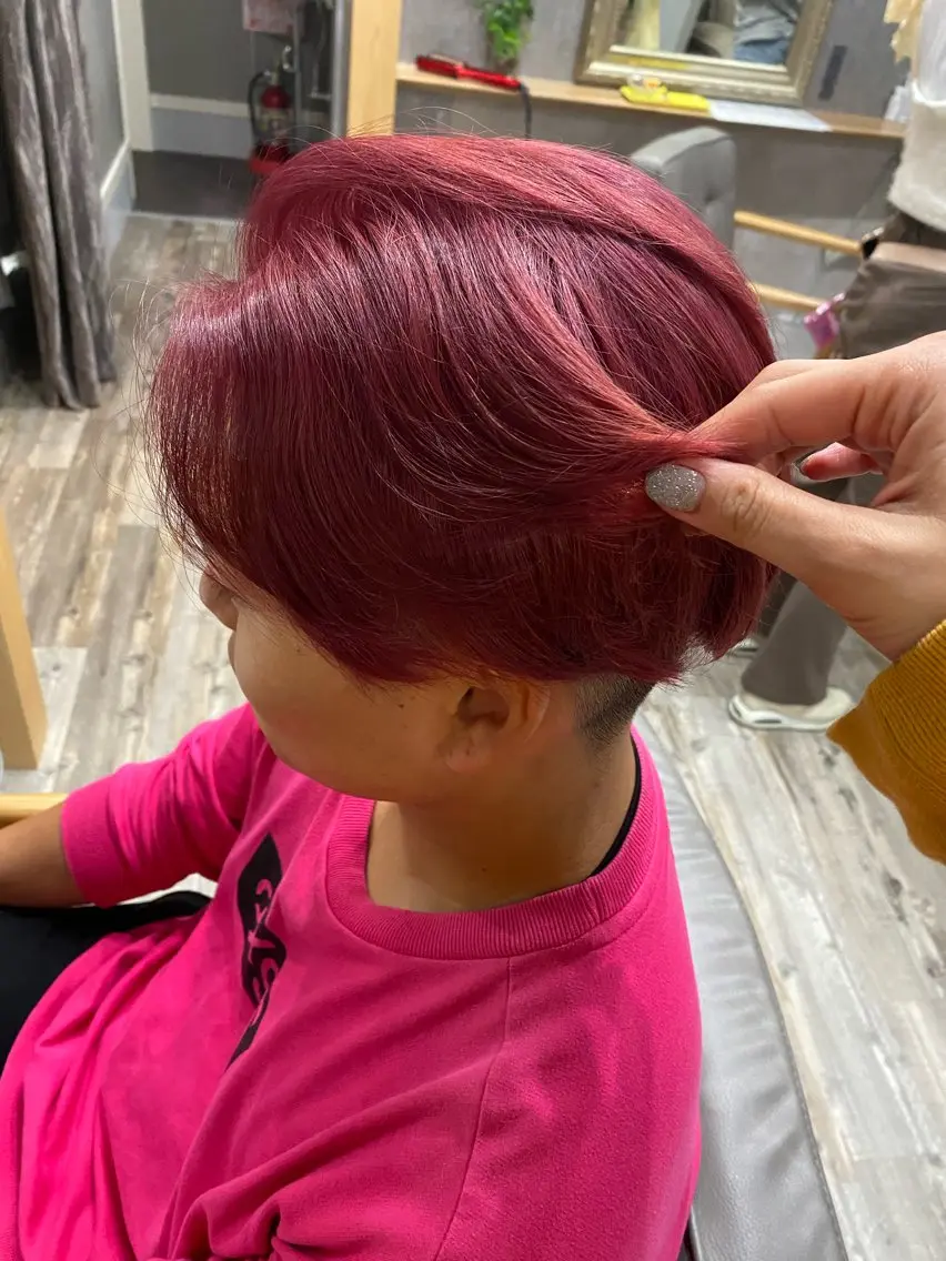 メンズ メンズブリーチ 長谷部 里美のヘアスタイル