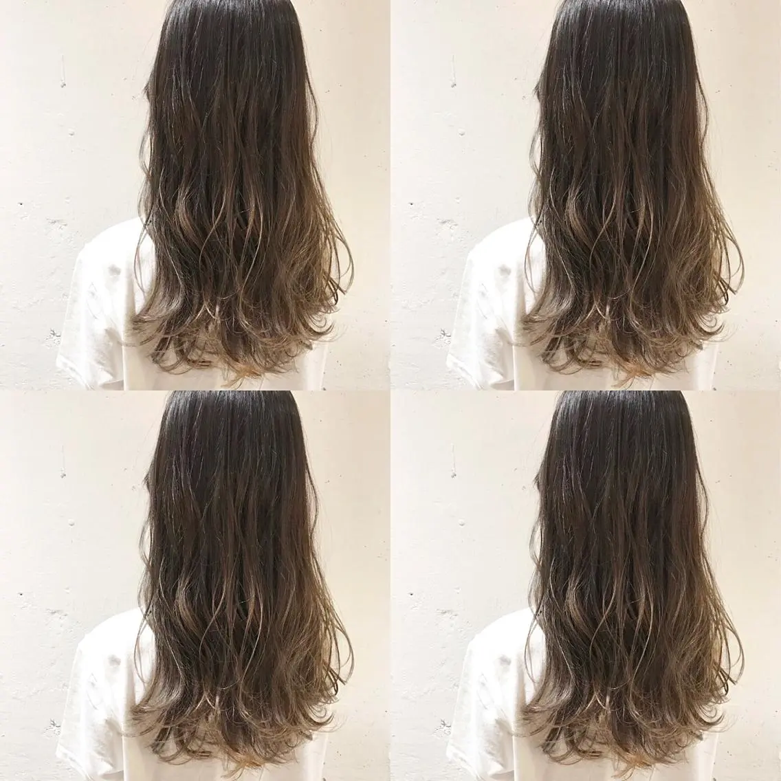 セミロング 韓国ヘア 山本勝志のヘアスタイル