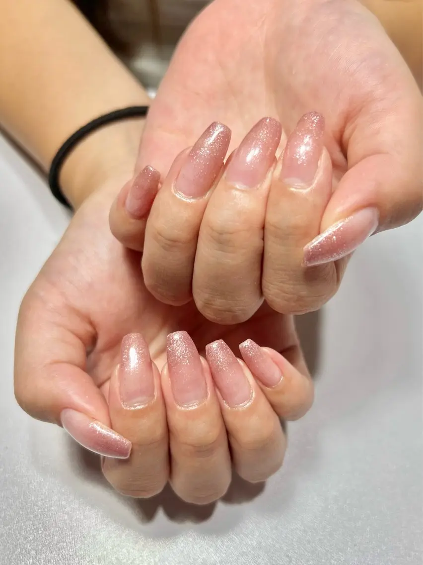 ネイル ラメ(グリッター) ラメグラデーション ハンドネイル nail salon Cuoréのネイルデザイン