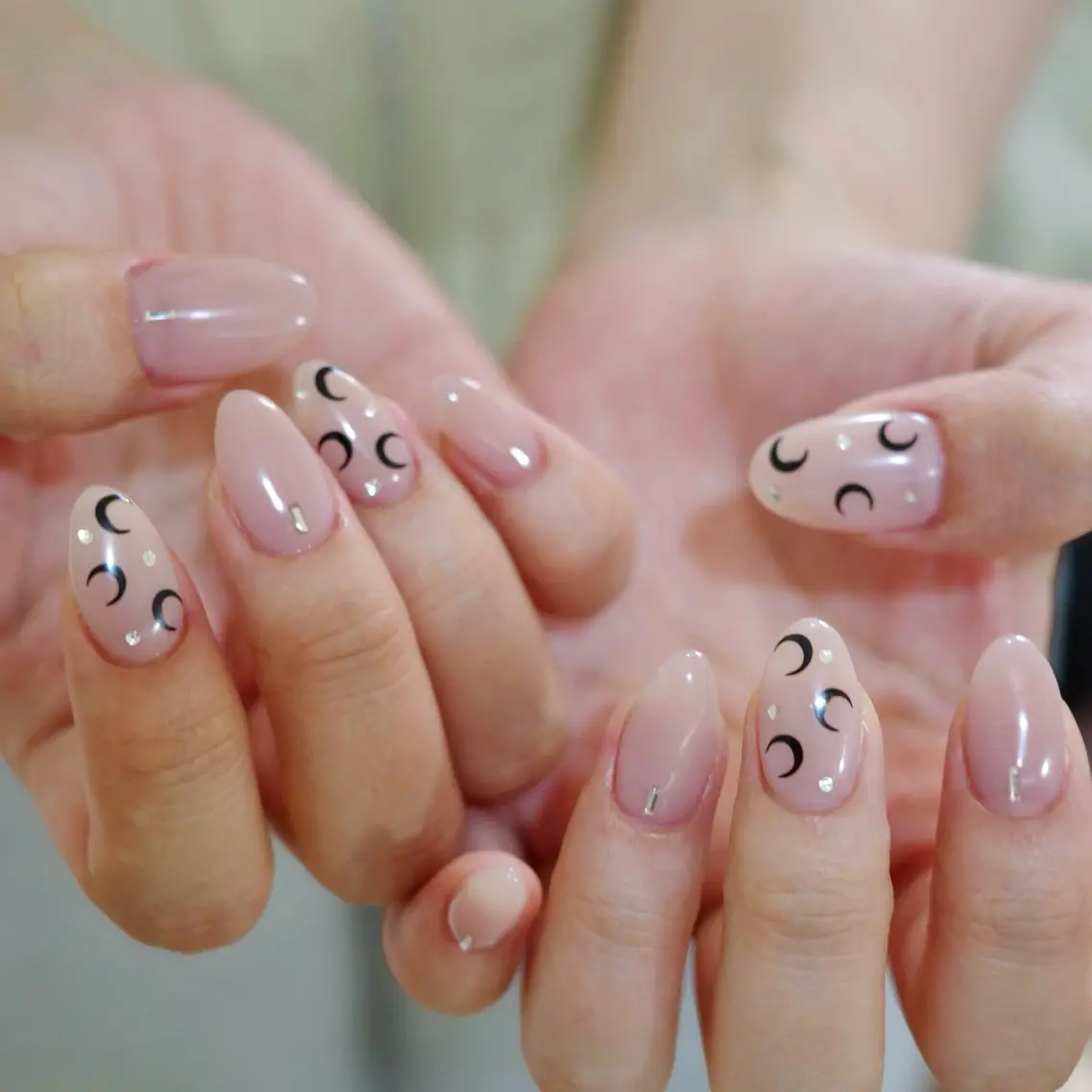 ネイル ジェルネイル パラジェル シンプルネイル ハンドネイル pointillé .ayaのネイルデザイン