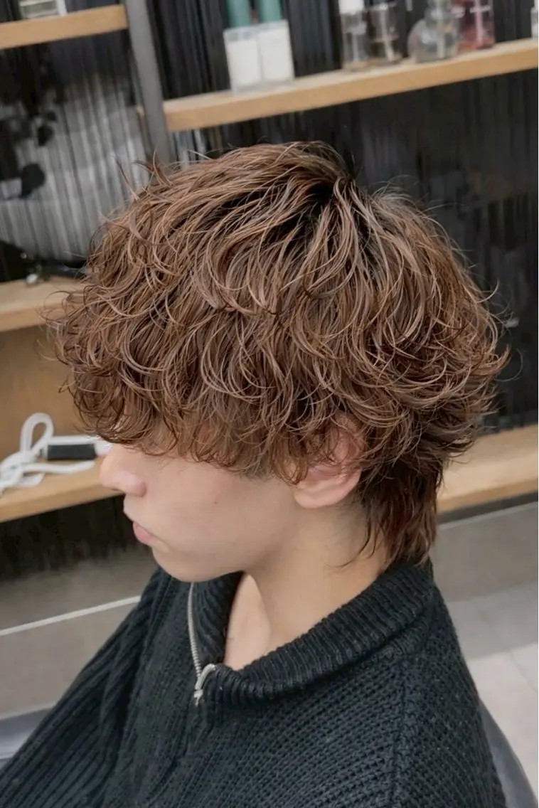 🔥メンズカット+パーマ+カラー🔥の写真