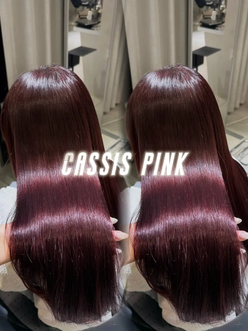 カラー ブリーチ ダブルカラー ラベンダーカラー ブリーチなしカラー ピンクカラー ヘアカラー 暖色×韓国ヘア /MIKAGE🩶のヘアスタイル