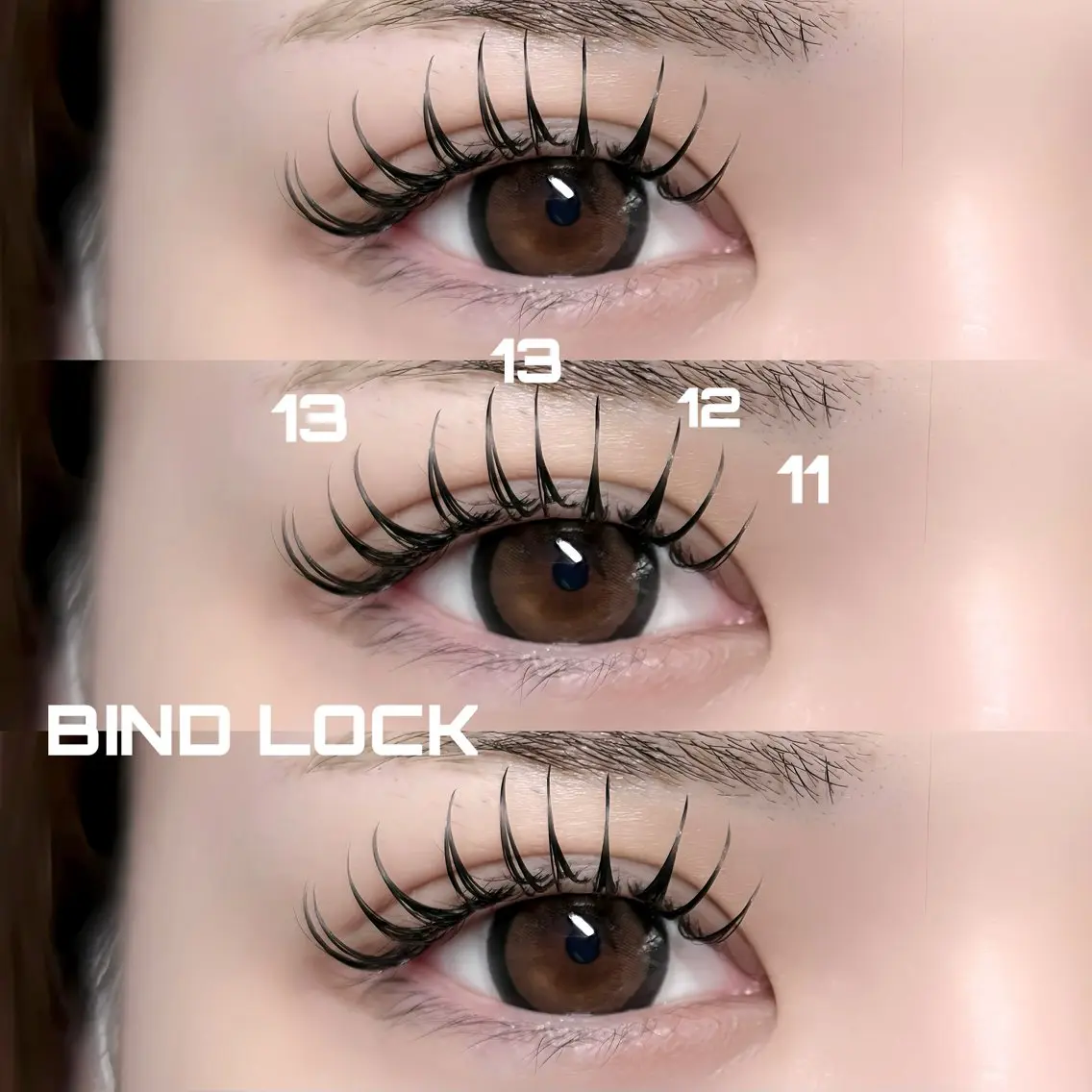 マツエク・マツパ バインドロック LASH muse .のマツエク・マツパデザイン