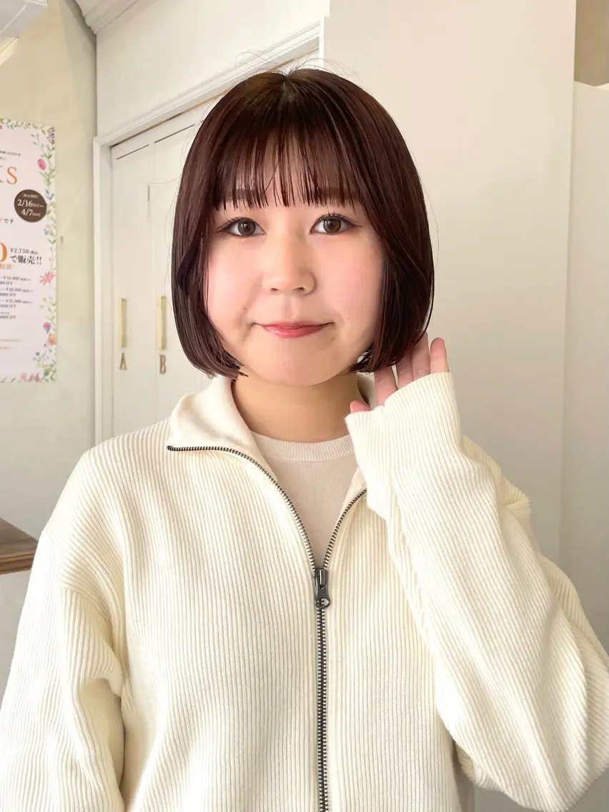 ショート ボブ カット ヘアカラー ⌇ROMEO京橋店⌇ 鎌谷明星🪷のヘアスタイル