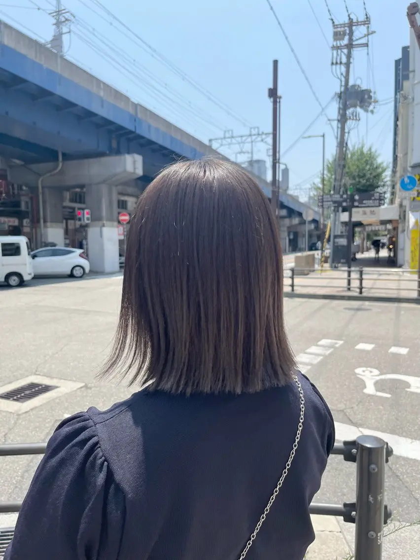 カラー アッシュ ミルクティーアッシュ ヘアカラー 前野 祥太のヘアスタイル