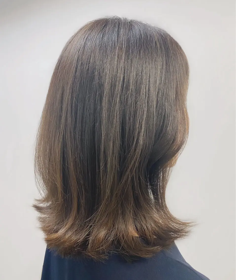 ミディアム レイヤーカット 星原 瑞穂のヘアスタイル
