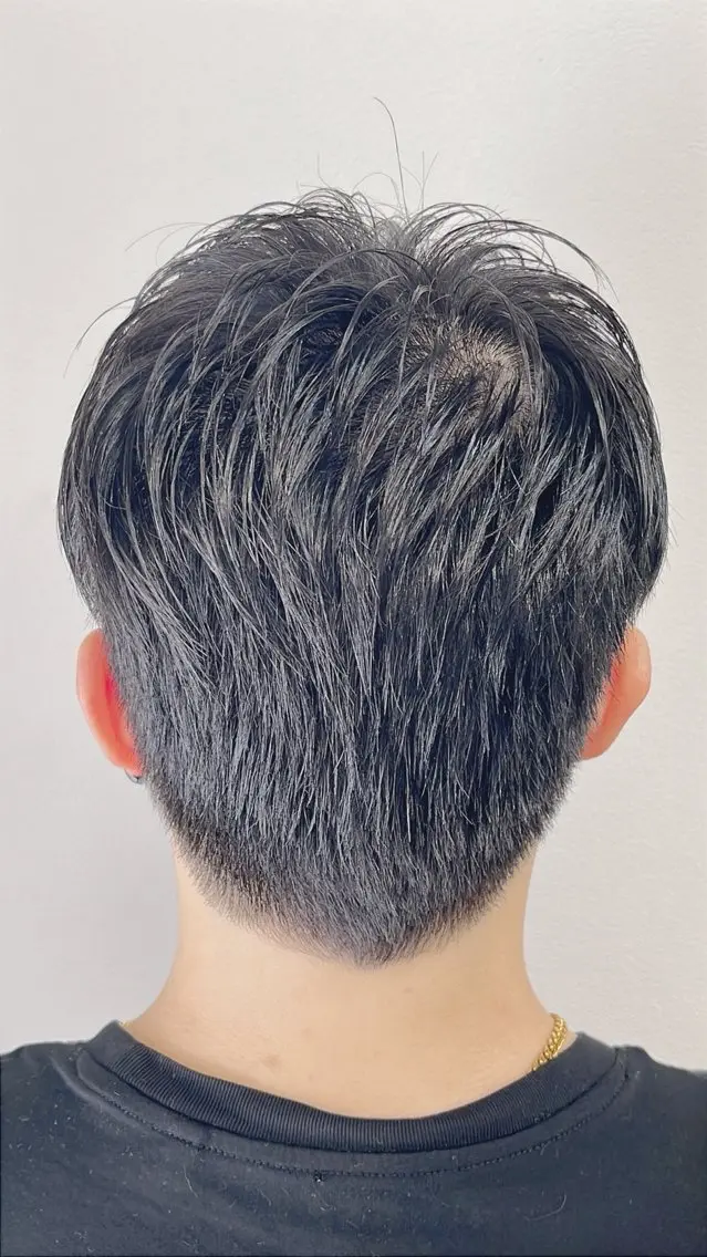 ミディアム ヘアアレンジ メンズ カット 千佳 CHIKAのヘアスタイル