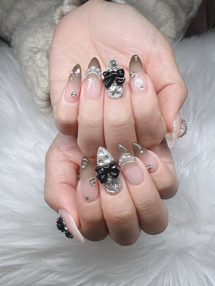 ネイル ハンドネイル Lee Nails チップ長さだし専門店のネイルデザイン
