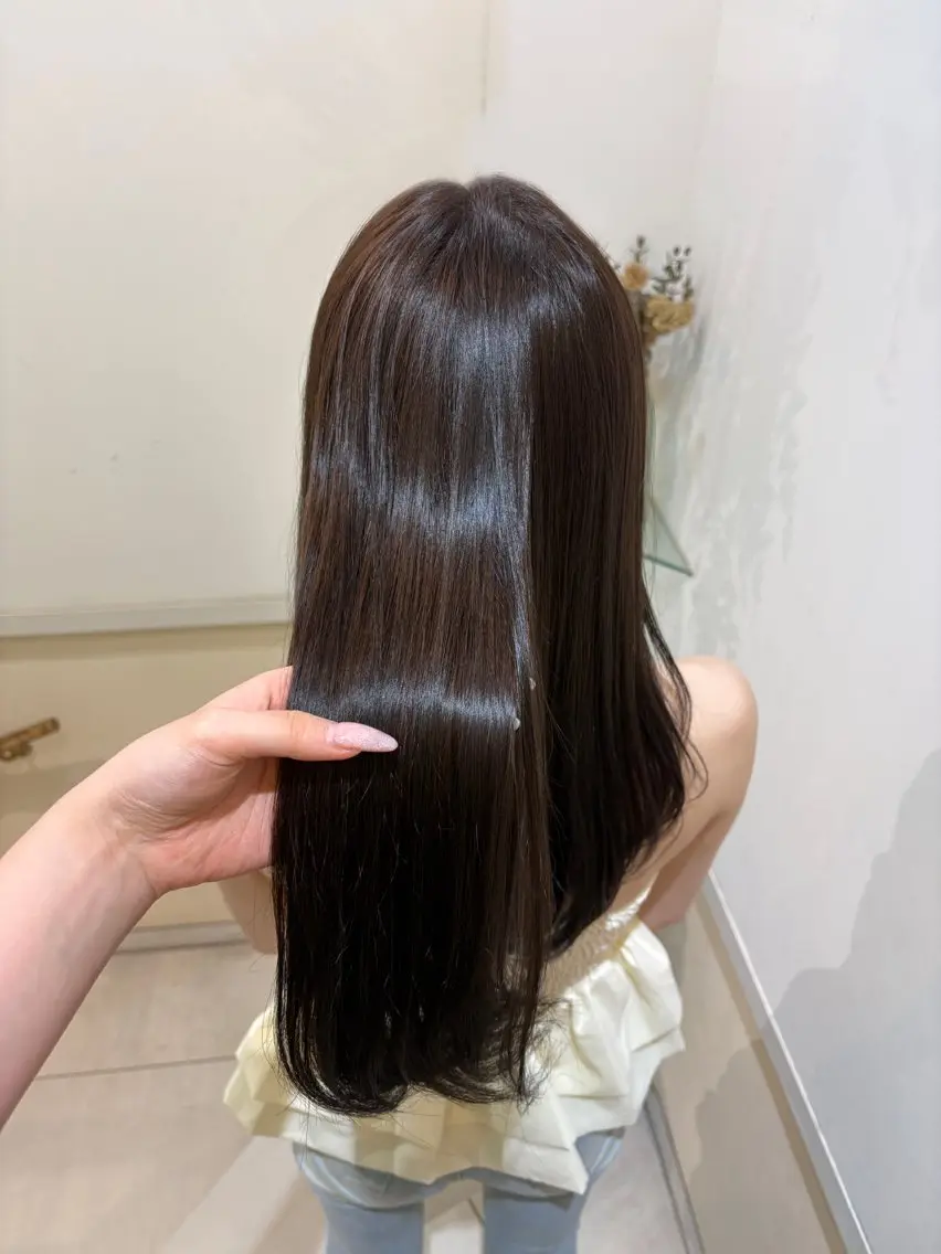 ロング ♡カラーモデル募集♡ 前畑 陽菜乃のヘアスタイル