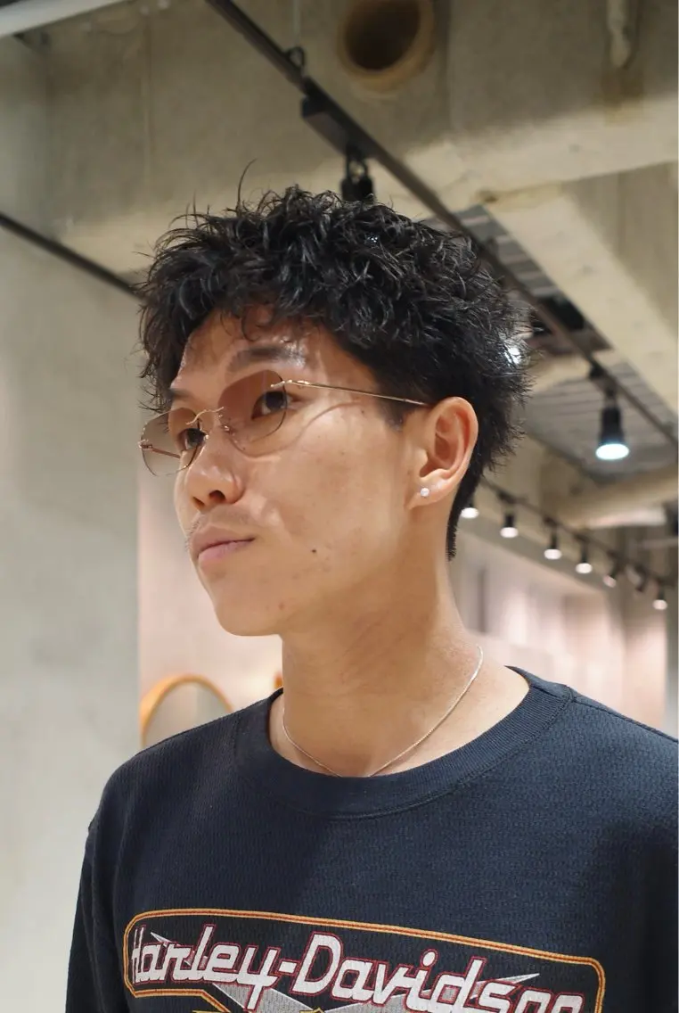 ショート メンズ スパイキーショート ショートヘア 八原 良来のヘアスタイル
