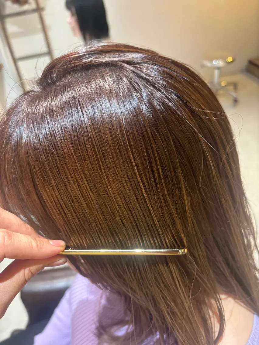 カラー カット トリートメント ヘッドスパ 竹内 えりこのヘアスタイル