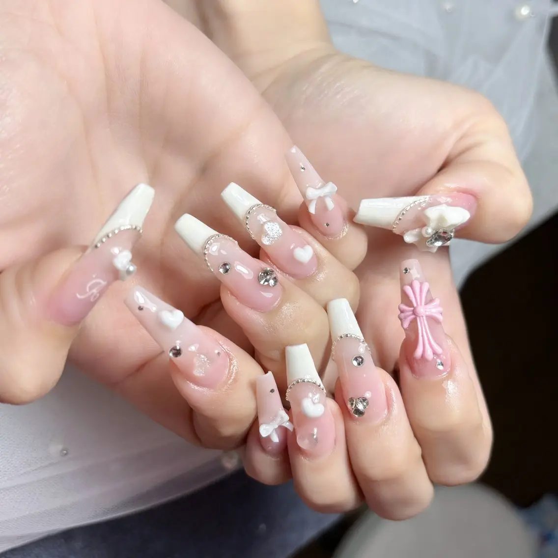 ネイル キラキラネイル 韓国ネイル マグネットネイル 夏ネイル ワンホンネイル ハンドネイル Sully Nail Labのネイルデザイン