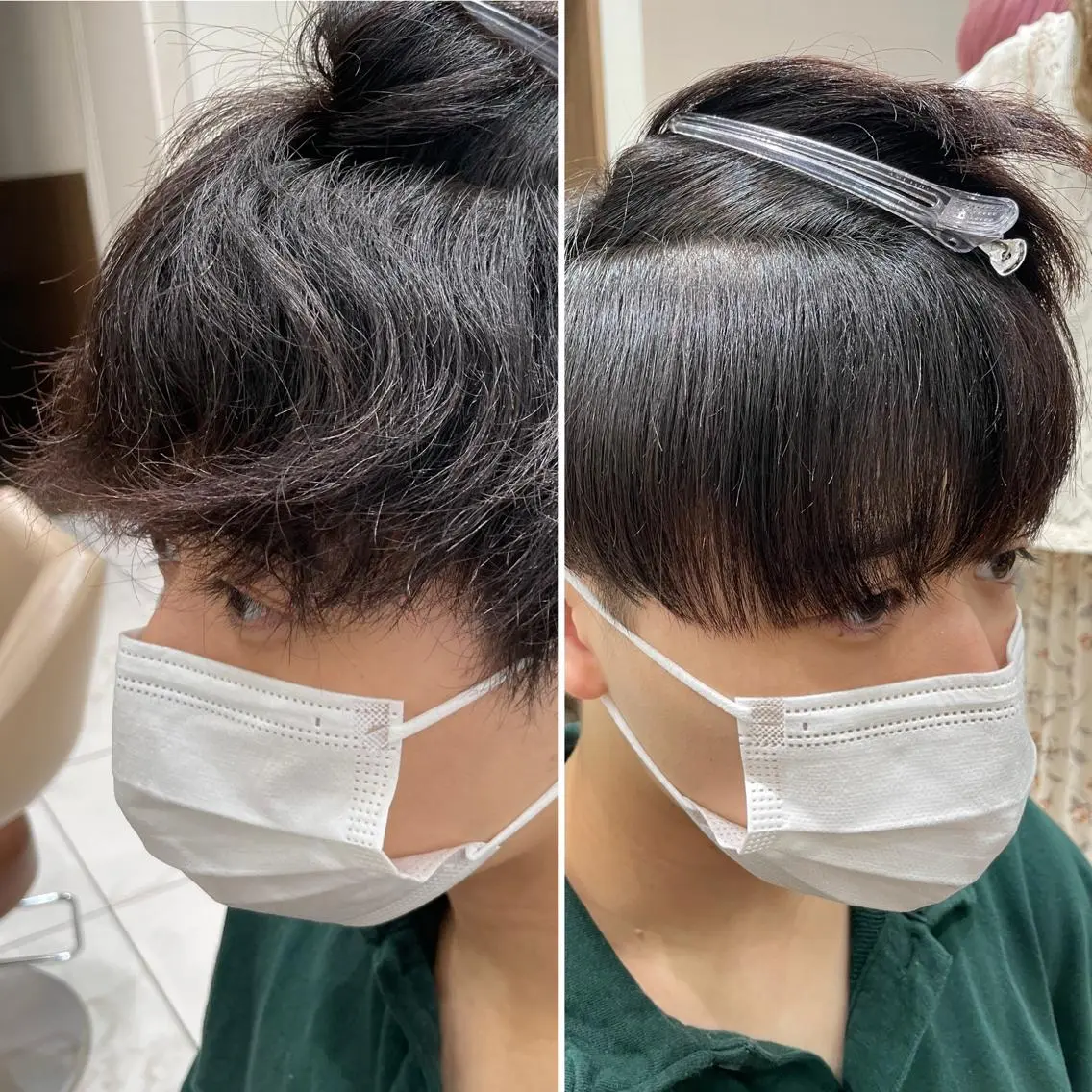 ショート パーマ メンズ カット 縮毛矯正 【メンズ縮毛矯正】 田中秀斗のヘアスタイル