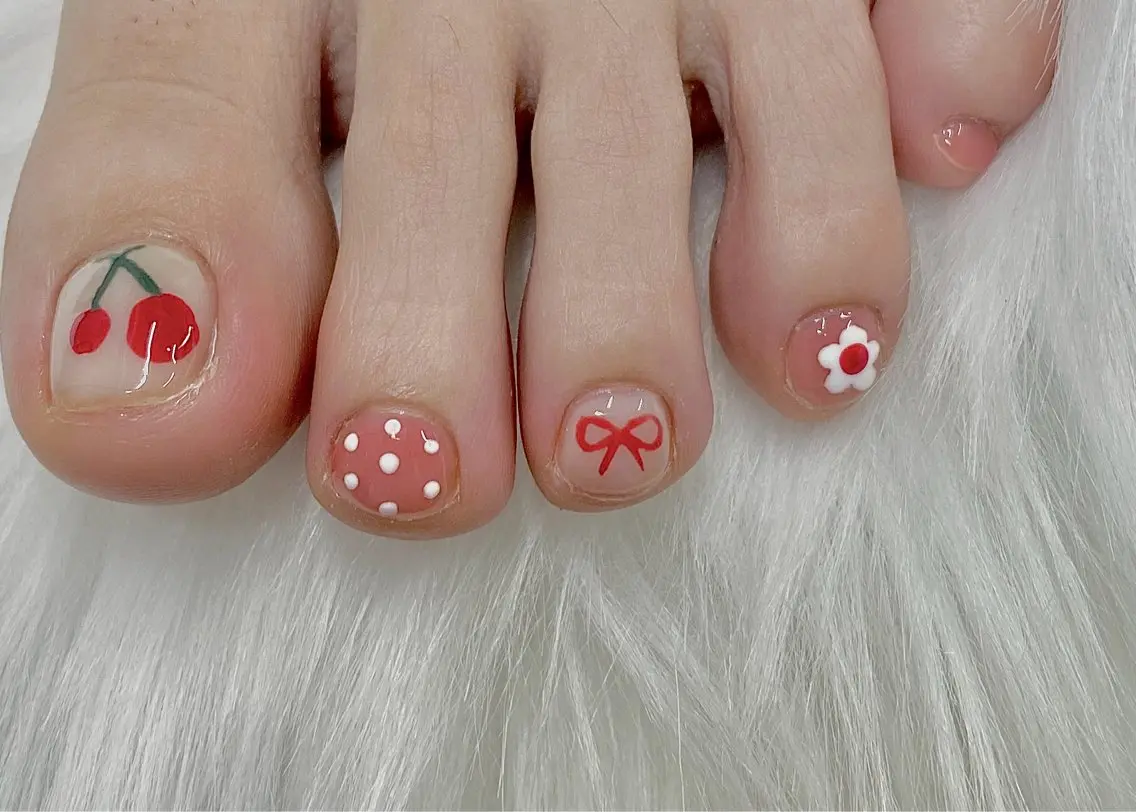 ネイル フットネイル Akina Nail🎀✨のネイルデザイン
