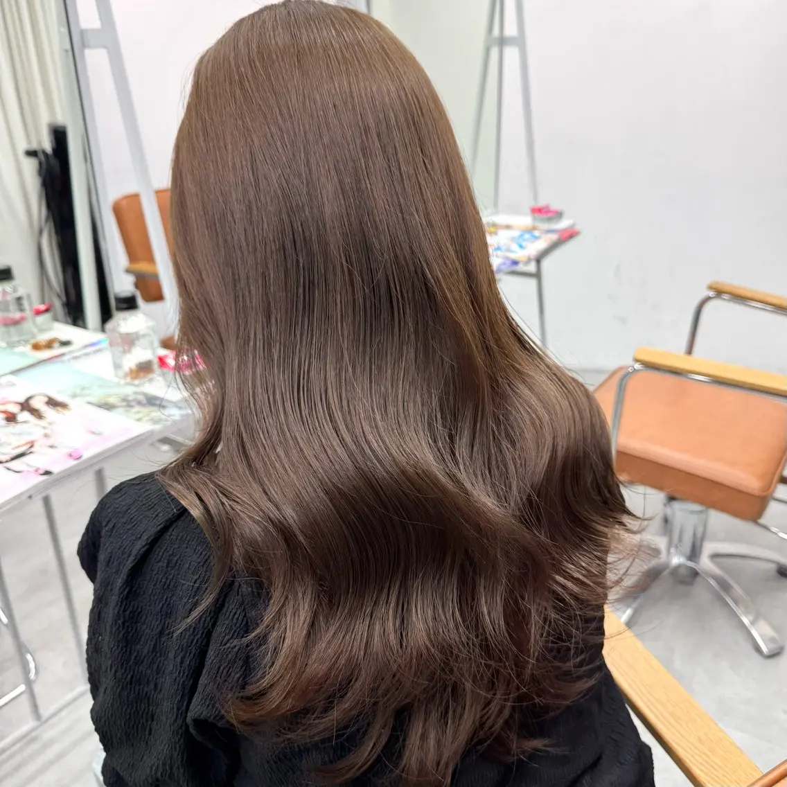 ロング カラー ヘアアレンジ ヘアカラー ブリーチなしカラー /新百合ヶ丘/安形翔のヘアスタイル
