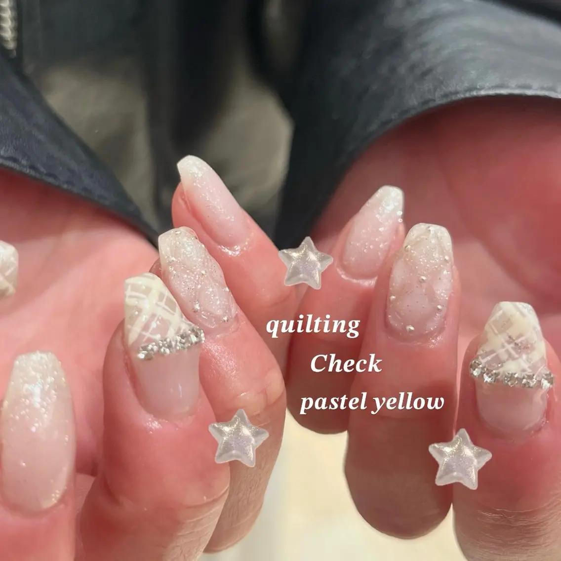 ネイル パステルネイル ホワイト 黄色 ハンドネイル Ibuki 🎀のマツエク・マツパデザイン