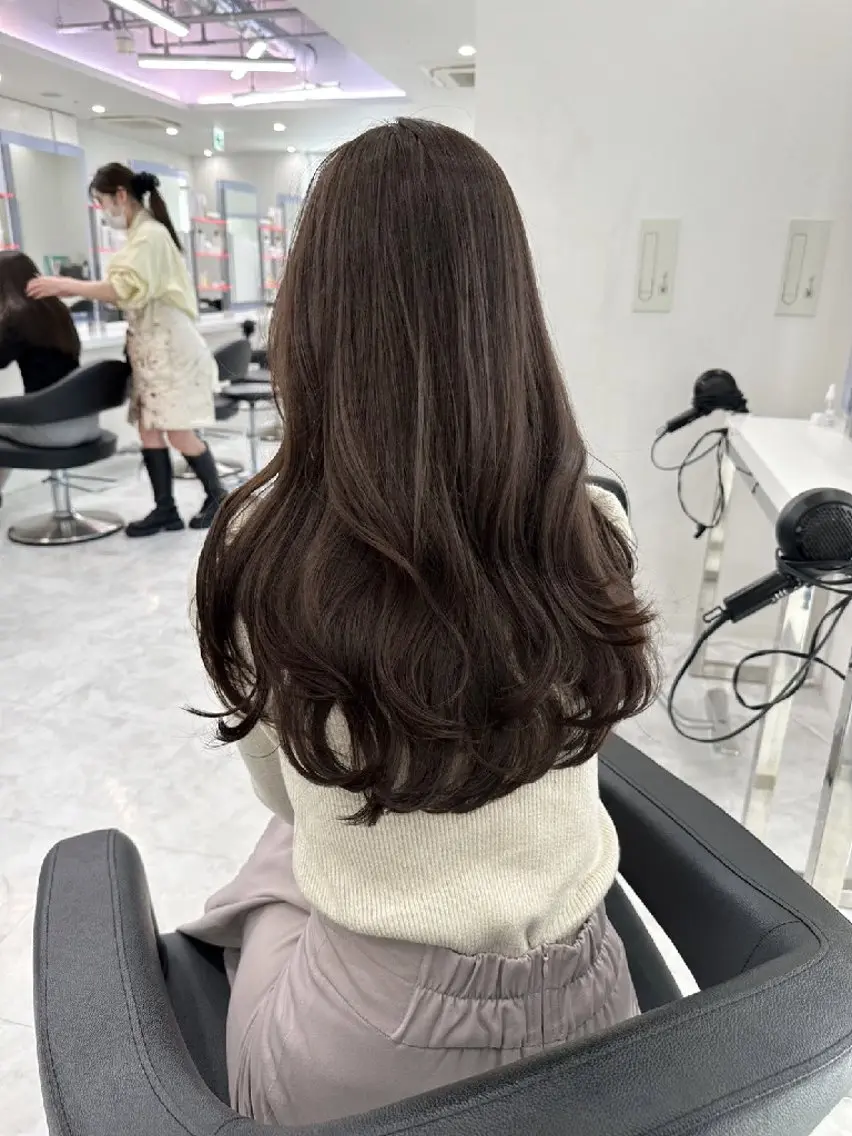 ロング ヘアアレンジ カラー 🪞【公式】表参道 🪞knot🪞のヘアスタイル