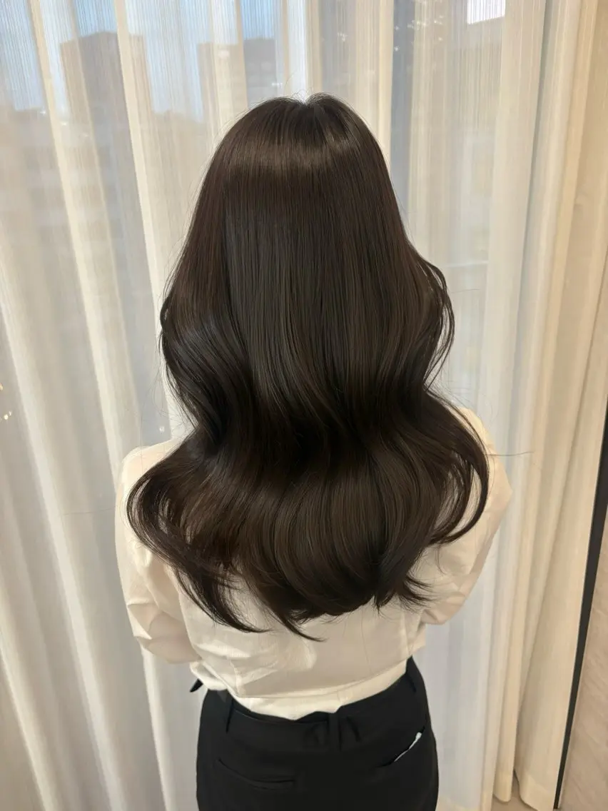 ロング カラー ヘアアレンジ JUNOHAIR. MIAN.⋆𝜗𝜚のヘアスタイル